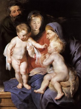  Holy Art - the holy family with st elizabeth and the infant st john the baptist Peter Paul Rubens